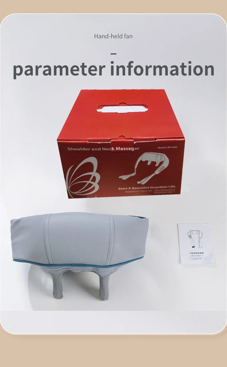 Electric Neck Massager Wireless health care Neck Shoulder Kneading 3D Massage Pillow Cervical Back Muscle Relaxing Massage Shawl