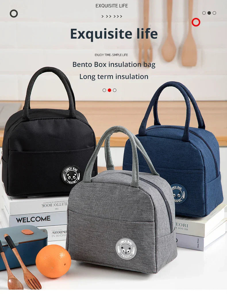 Insulated Lunch Bag Insulation Bento Pack Aluminum Foil Rice Bag Meal Pack Ice Pack Student Bento Lunch Handbag Insulation