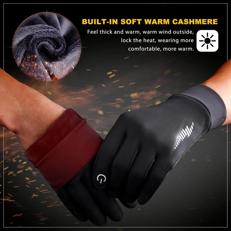 SIMARI Winter Gloves Women Men Ski Snow Gloves Liner Thermal Warm Touch Screen, Suit for Running, Cycling, Biking, Hiking