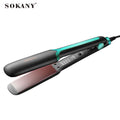 Sokany Professional Hair Straightener Ceramic Glazed No Damage 110-240V Salon Quality Styling Tool