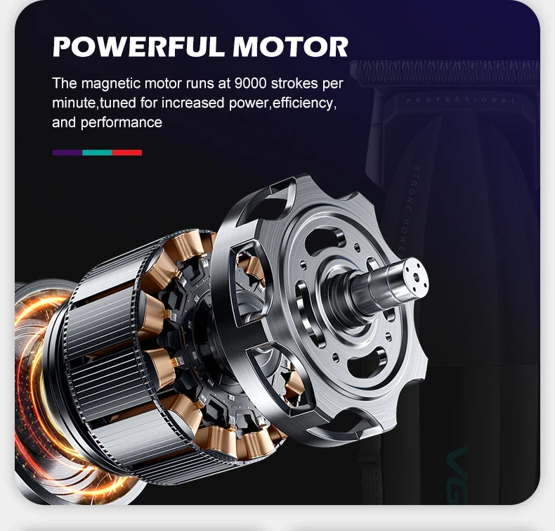 VGR 003 Clipper 906 Hair Cutting Machine High Quality 308 Hair Clipper Professional Set Vgr 003 9000 Rpm 45