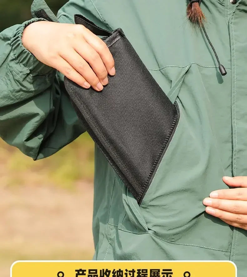 Portable multifunctional outdoor picnic camping folding chair, ultra light fishing stool, travel stool, fishing accessories