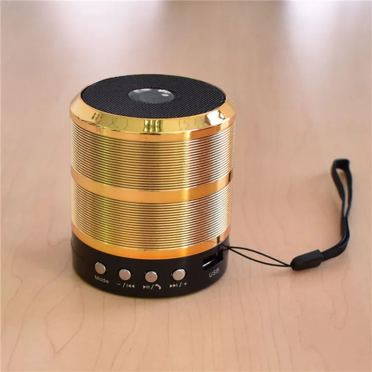 Portable Mini Bluetooth Speaker with Strap Unique Design Superior Sound Quality