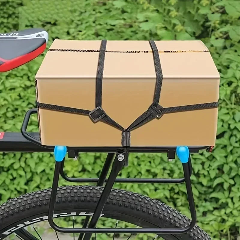 Fine Uiz Adjustable Motorcycle Bike High-elasticity Strap 4-in-1 Multifunctional Hook for Helmet Rear Box Seat Fixed