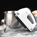 Factory supply YR Handheld electric egg beater, household automatic mixer, egg white and cream beater, mini 7-speed white