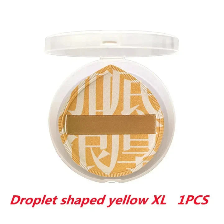 1/2Pcs Soft Non-Eating Foundation Sponge Puff, High Density & Bouncy, For More Flawless Makeup. Wet & Dry Available