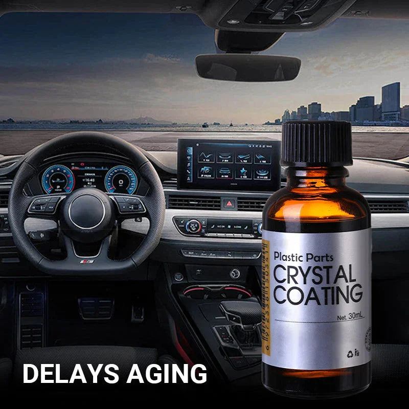 30ml Automotive Plastics Parts Crystal Coatings Plastic Trim Restorer For Cars Maintenance Agent Durable Car Plastics Restorer